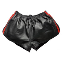 Mens Real Leather Shorts