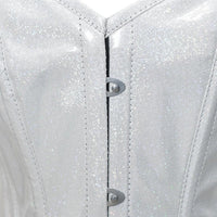Shiny White  Corset