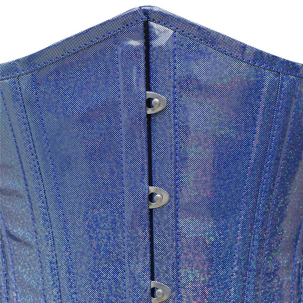 Light Blue Shiny corset