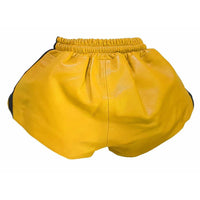 Mens Real Leather Shorts