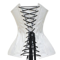 Shiny White  Corset