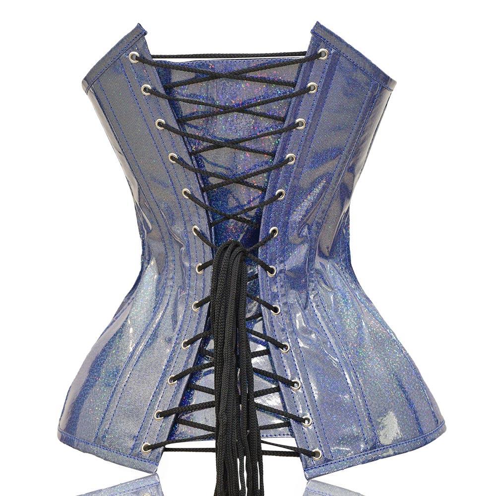 Light Blue Shiny corset