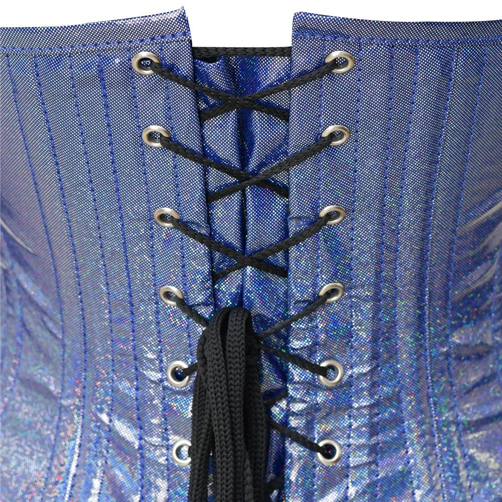 Light Blue Shiny corset
