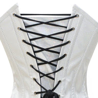 Shiny White  Corset
