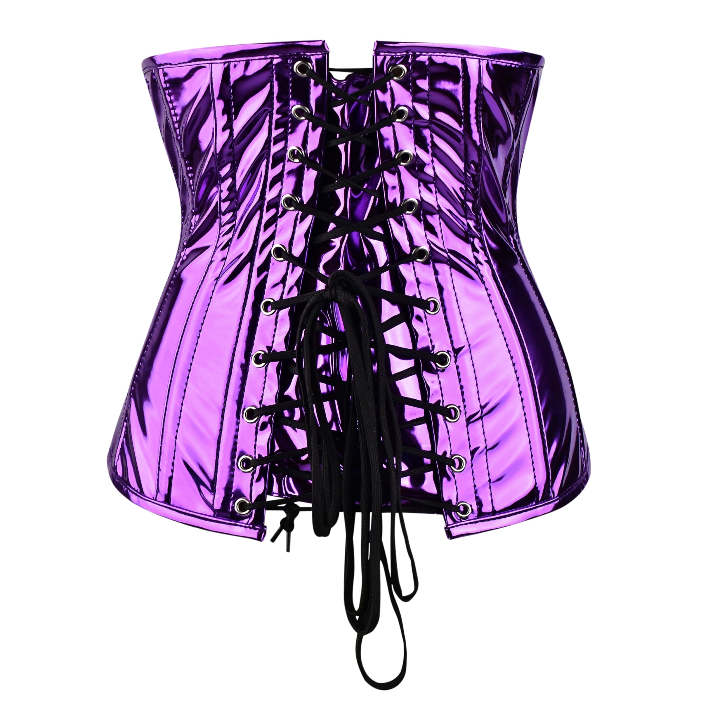 Purple Half Bust corset - Laced Corset