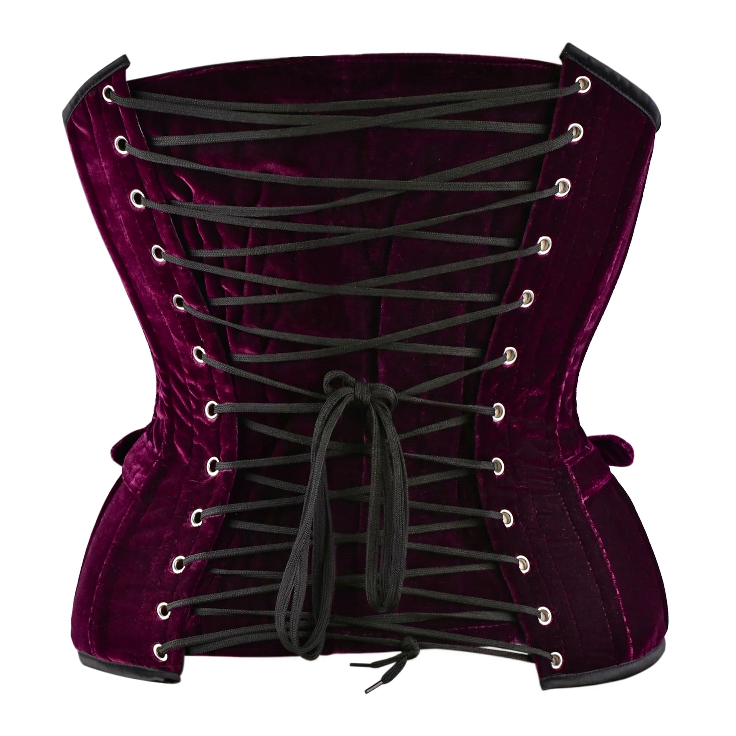 Maroon Velvet corset Top - Over The Bust