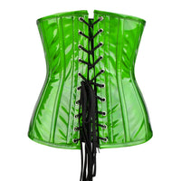 Green Half Bust corset - Laced Corset