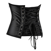 Purple and Black corset top - Laced Corset