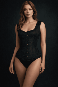 Black OverBust Vest Corset