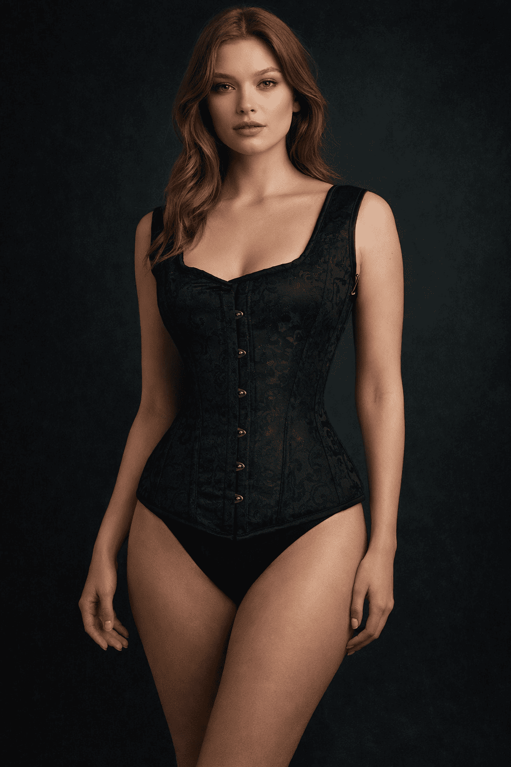 Black OverBust Vest Corset