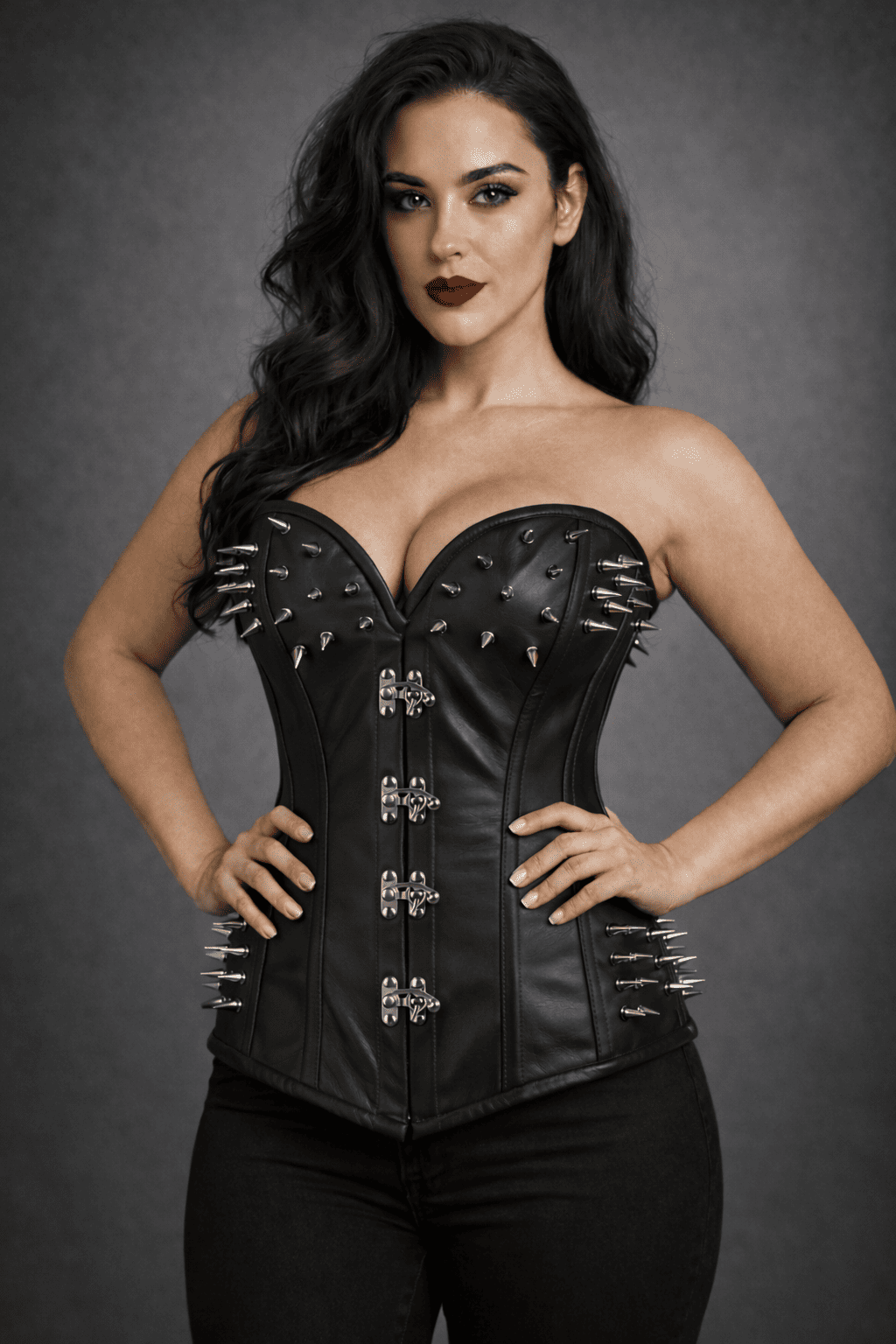 Steampunk Bustier corset - Over bust Corset