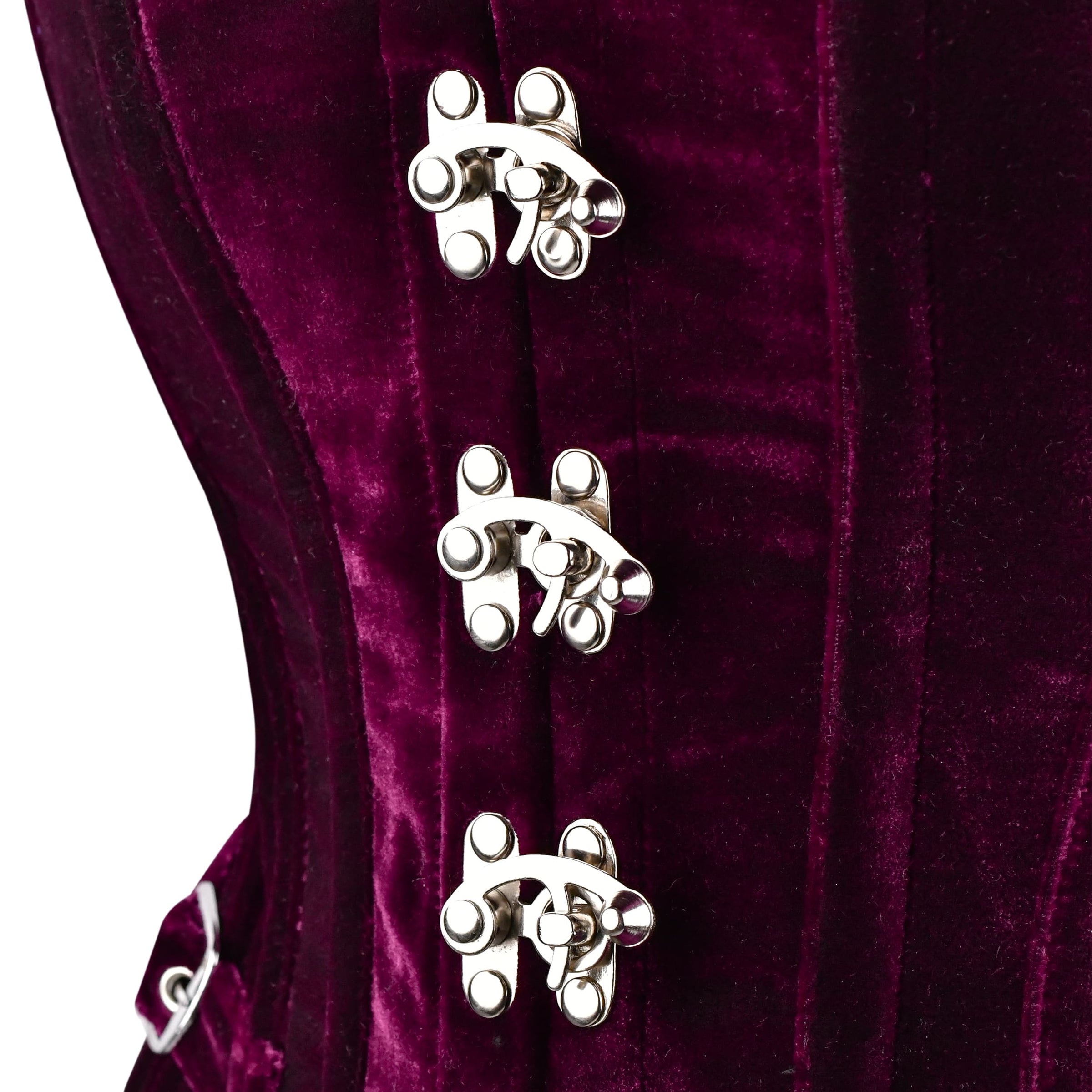 Maroon Velvet corset Top - Over The Bust
