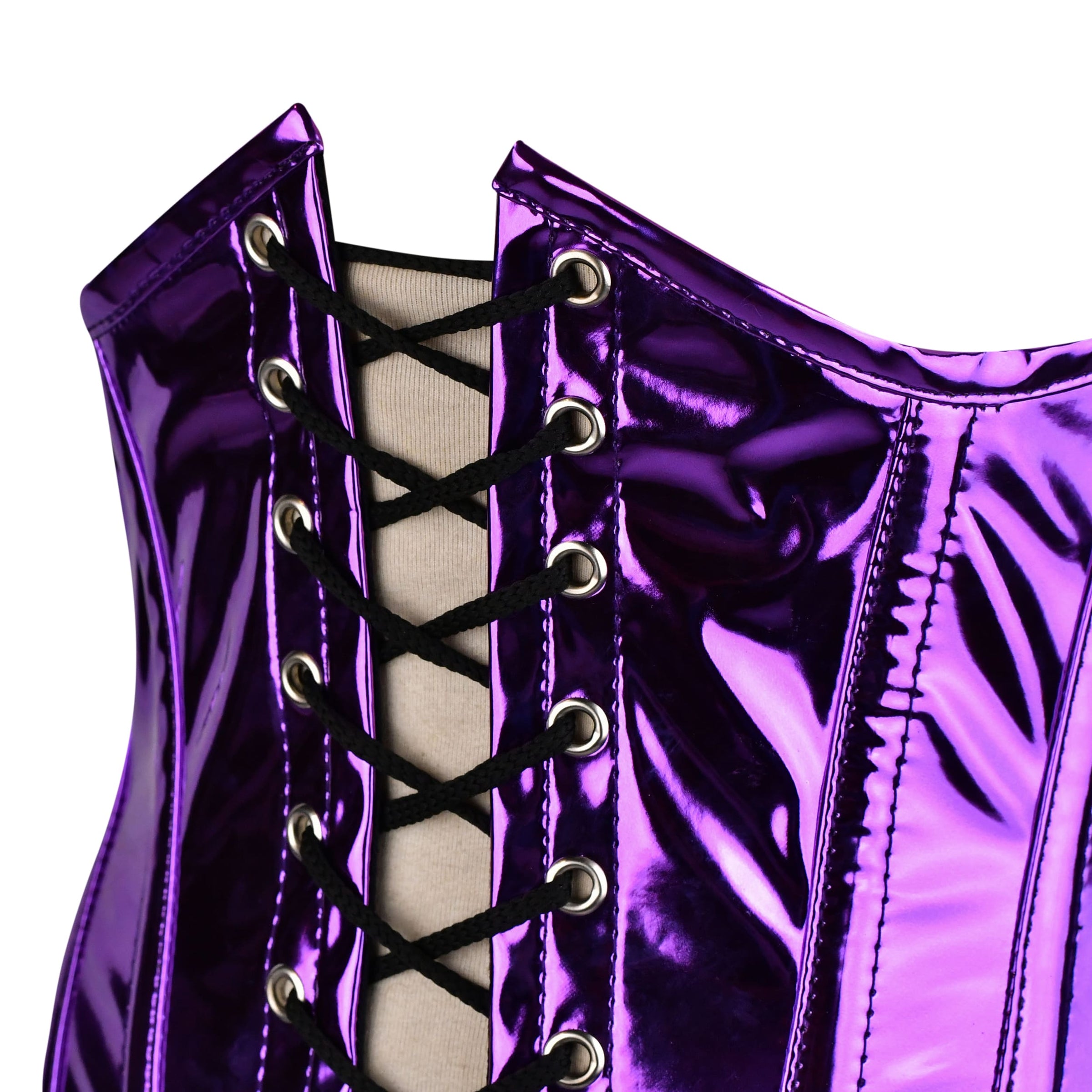 Purple Half Bust corset - Laced Corset