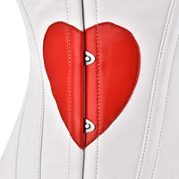 Heart Style corset top - Under Bust Steel Boned Corset