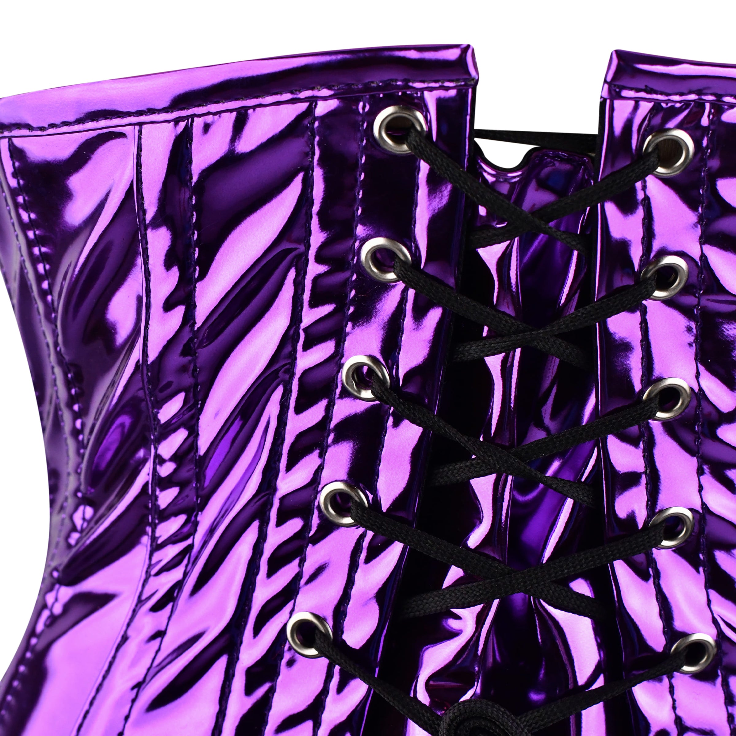 Purple Half Bust corset - Laced Corset