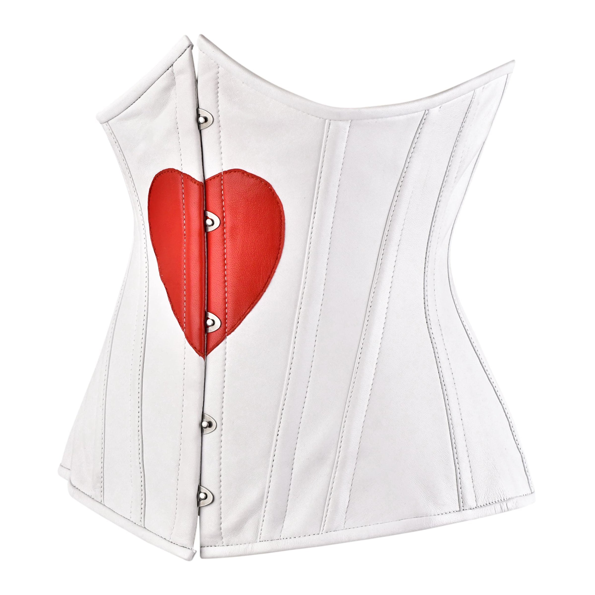 Heart Style corset top - Under Bust Steel Boned Corset
