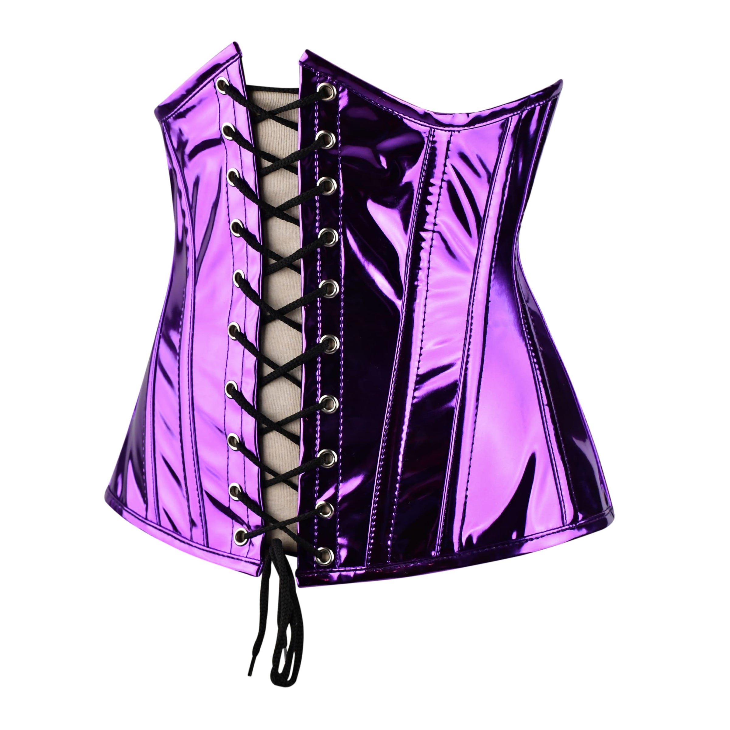Purple Half Bust corset - Laced Corset