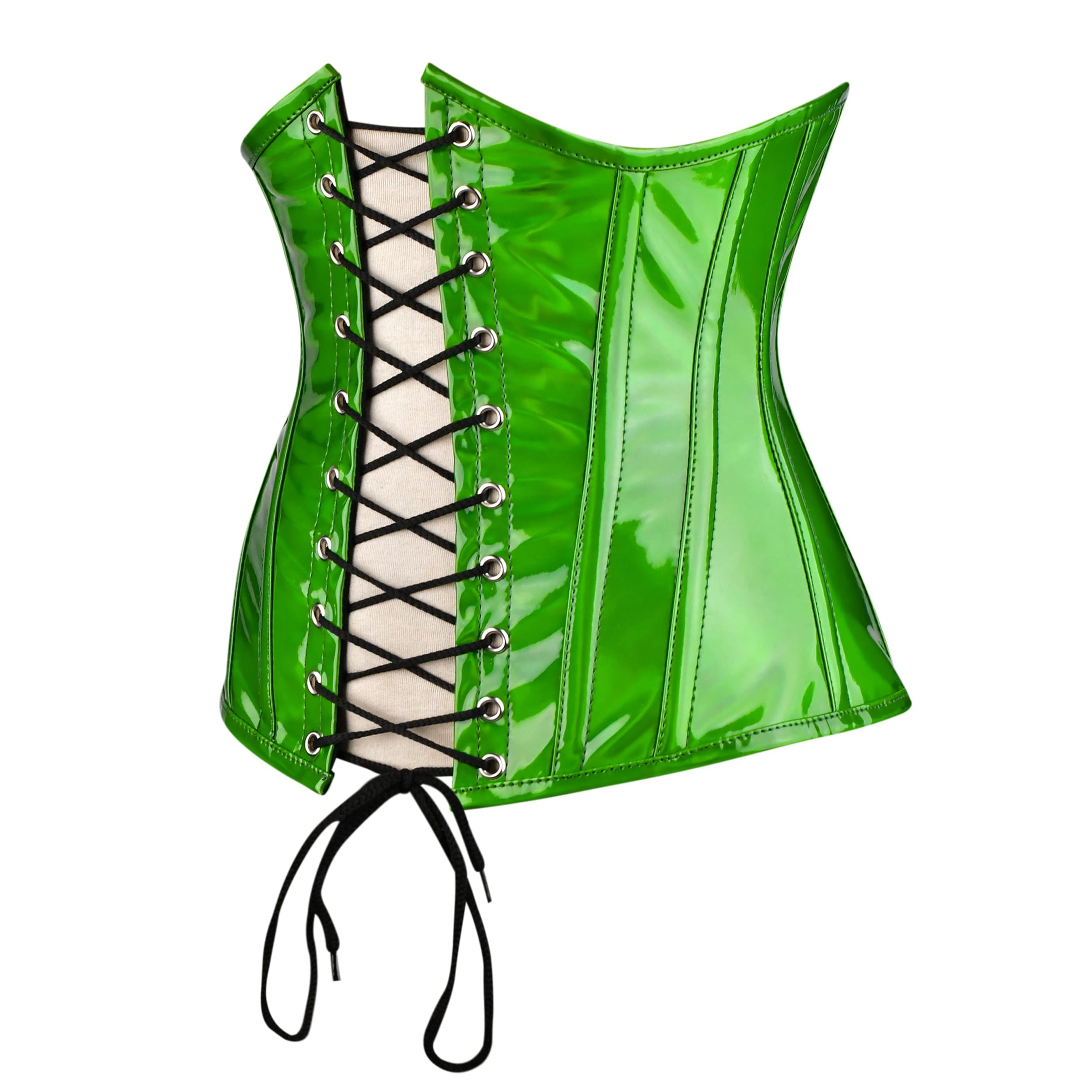 Green Half Bust corset - Laced Corset