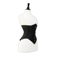 Red black corset - Lacing Under bust Corset