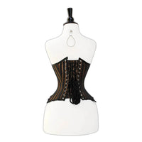 Brown Lacemade corset - Under bust 