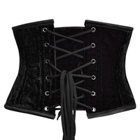 Black Authentic Velvet Waist Cincher - Shapewear
