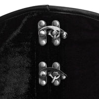 Black Authentic Velvet Waist Cincher - Shapewear