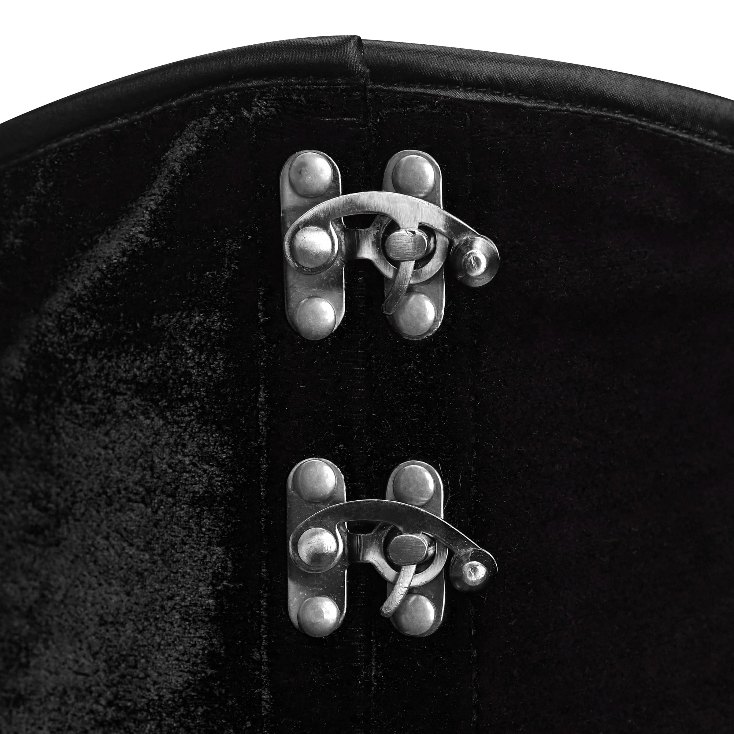 Black Authentic Velvet Waist Cincher - Shapewear