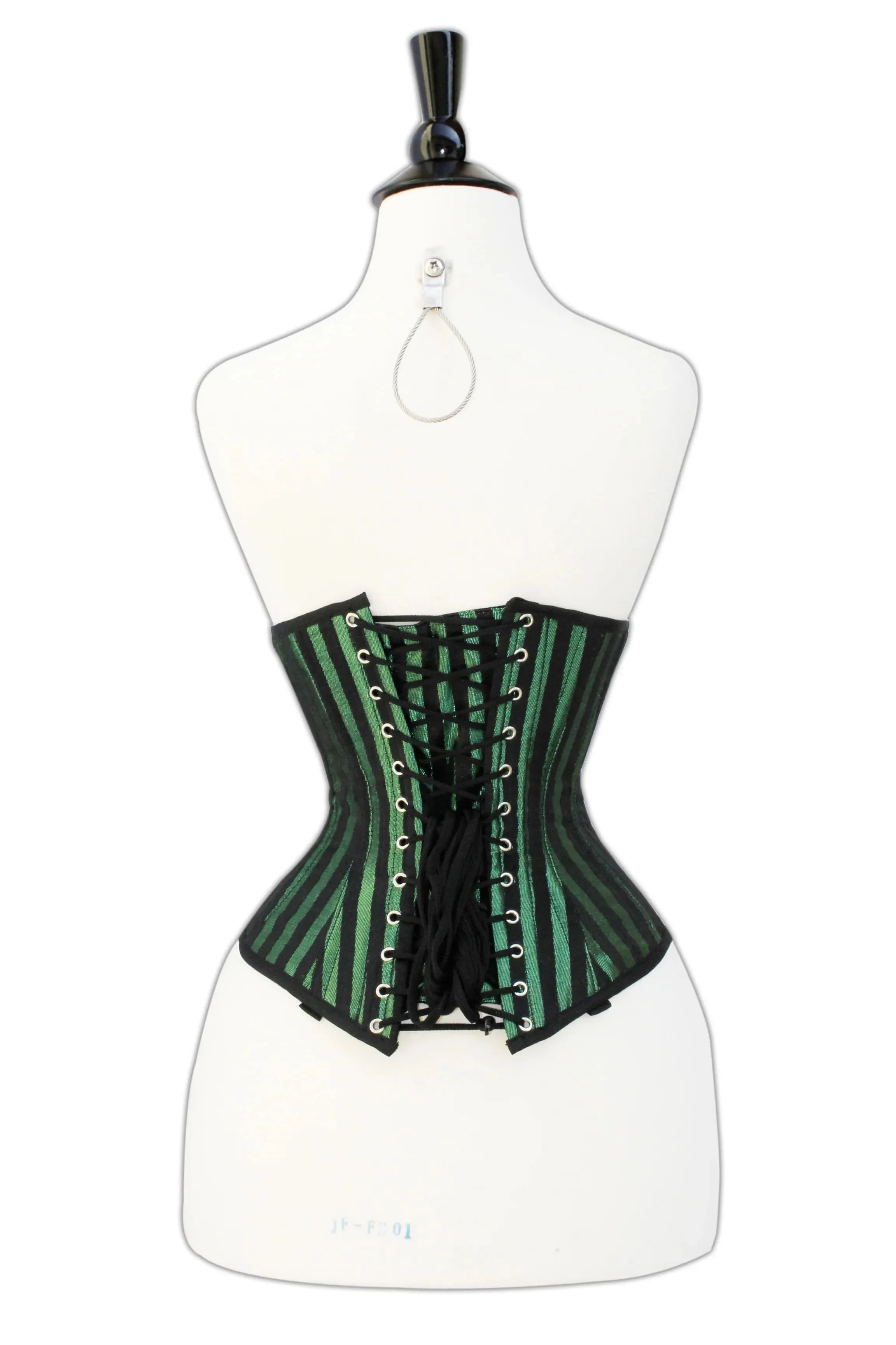 Mid bust Green Lacemade corset