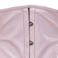 Short Torso Pink PVC corset top