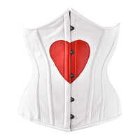 Heart Style corset top - Under Bust Steel Boned Corset