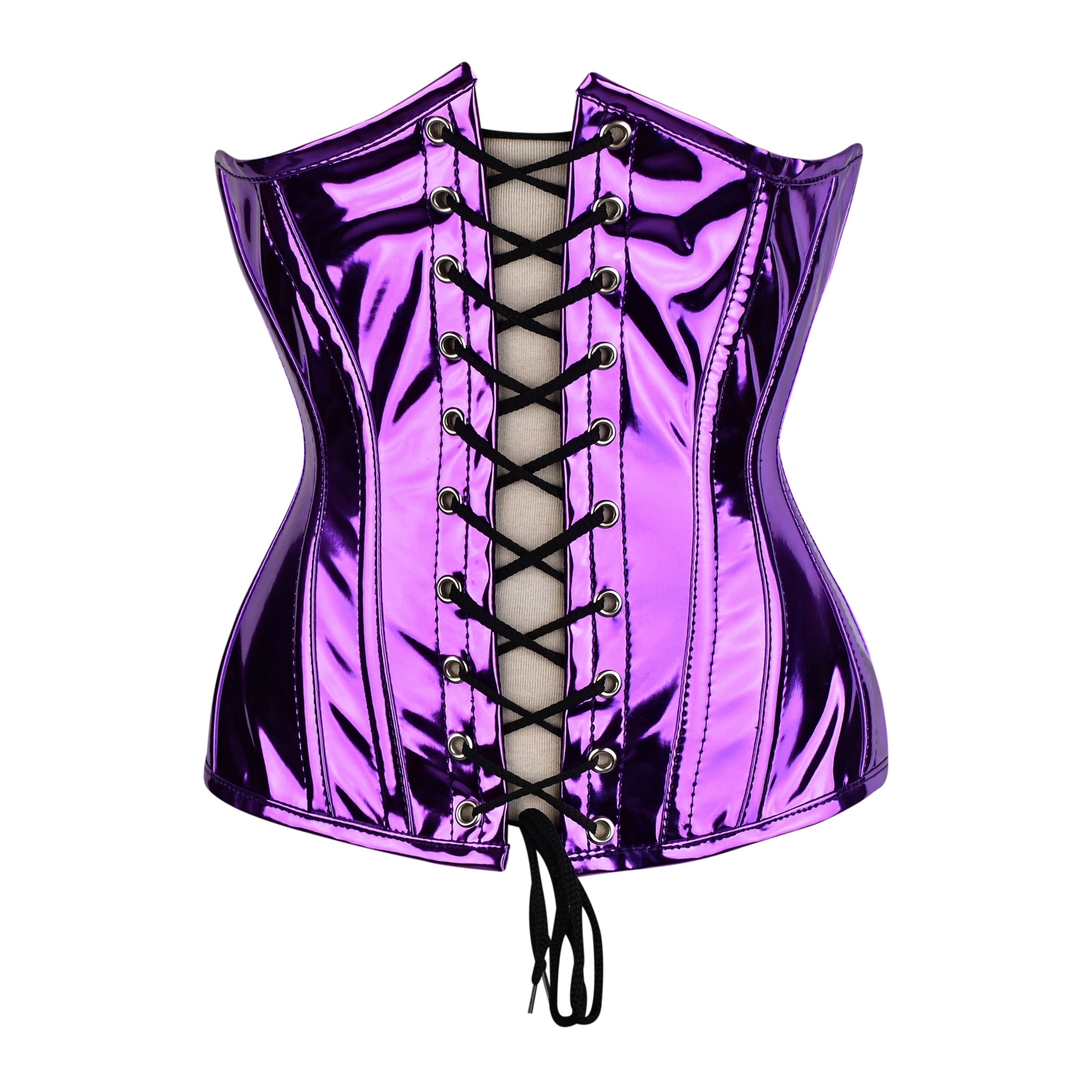 Purple Half Bust corset - Laced Corset