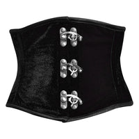 Black Authentic Velvet Waist Cincher - Shapewear