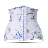 Floral patterned waist trainer on a white background