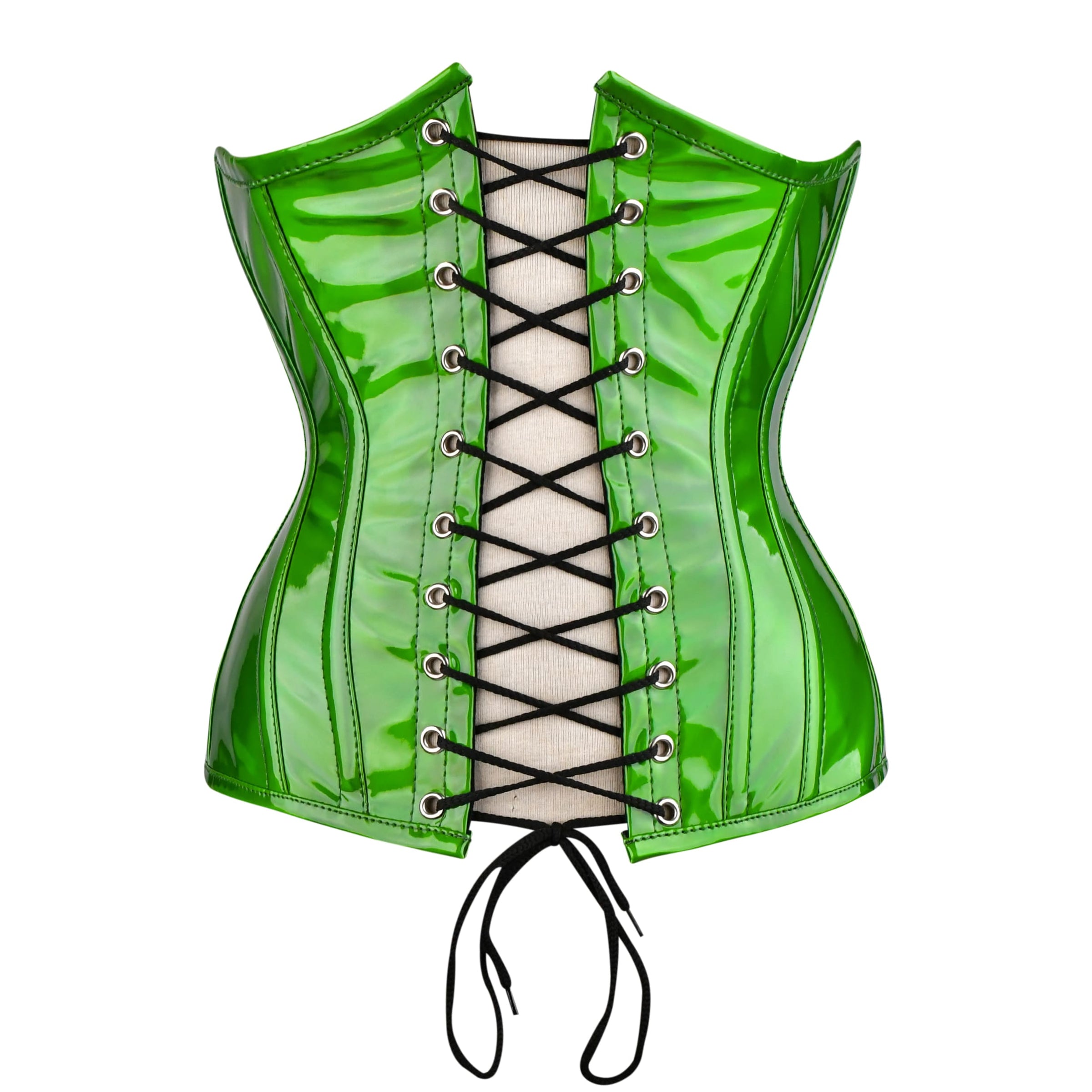Green Half Bust corset - Laced Corset
