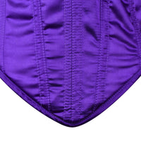 Purple Satin corset top