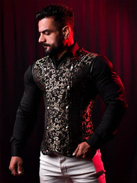 Male corset vests
