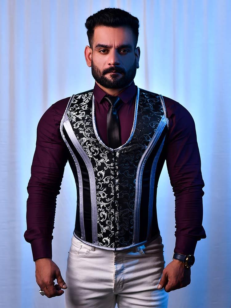 Corset Vest Male