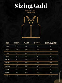 Men corset vest - Brocade Vest Corset