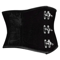Black Authentic Velvet Waist Cincher - Shapewear
