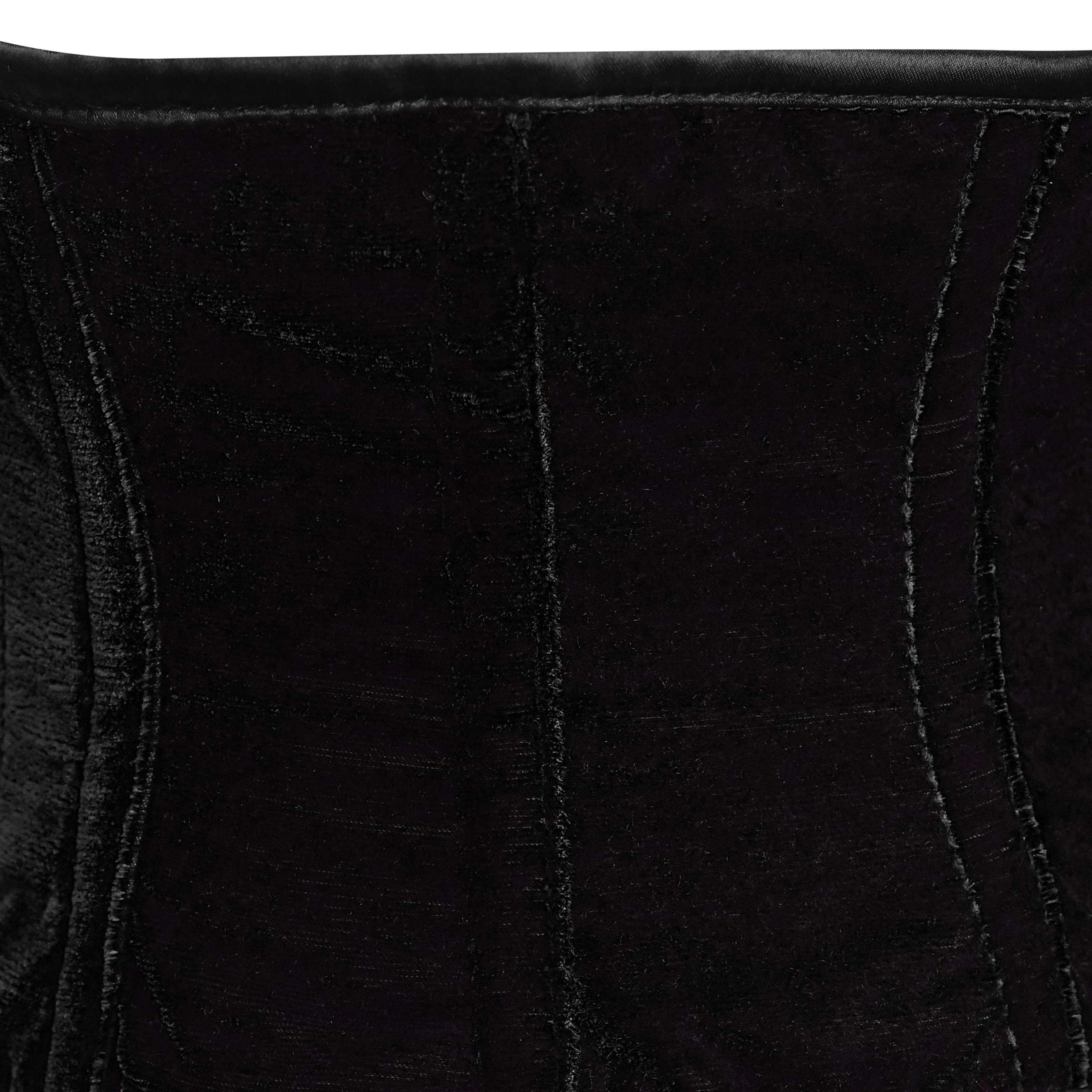 Black Authentic Velvet Waist Cincher - Shapewear