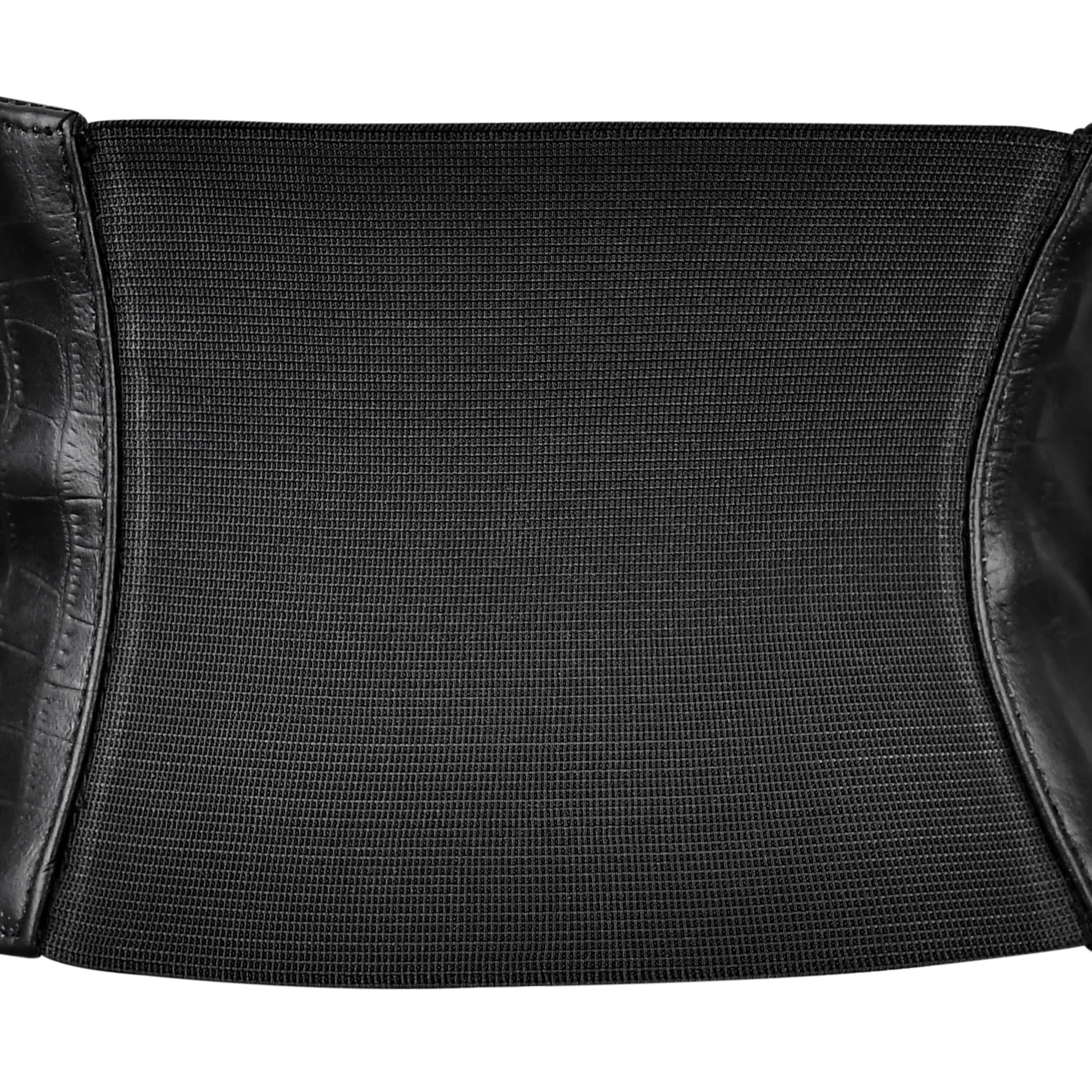 Short Torso Black Corset Belt